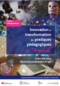 Transformer les pratiques pédagogiques en Normandie, une veille pour découvrir, comprendre et agir : corpus webographique